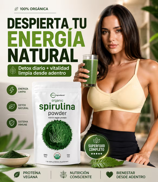 SPIRULINA EN POLVO- ENERGÍA NATURAL