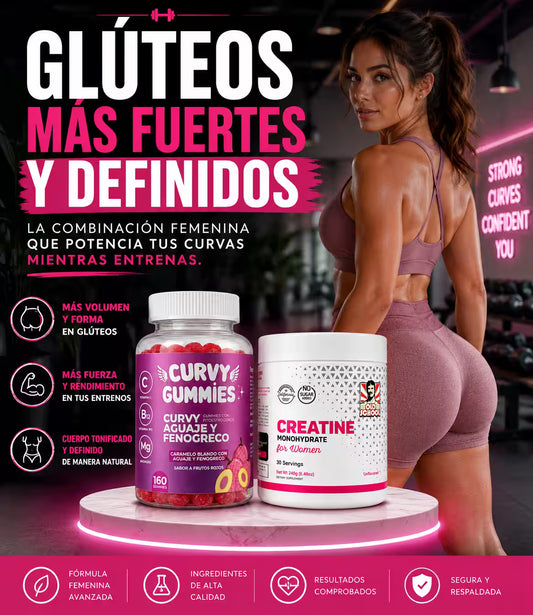 CURVY GUMMIES -  CREATINA