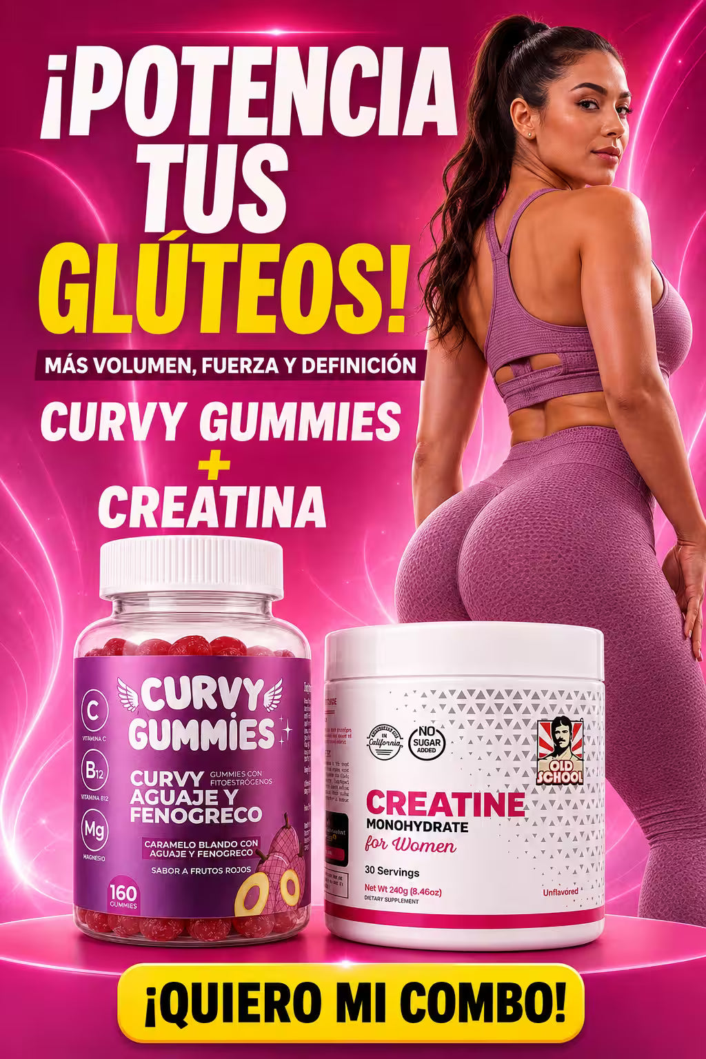 CURVY GUMMIES -  CREATINA